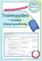 Vorschau - Stundenentwürfe - Trainingspläne & Spielkartei: Kurs Wassergewöhnung - Deckblatt