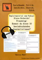 Vorschau - Stundenentwürfe - Frauentag: 10 beeindruckende Journalistinnen - Deckblatt
