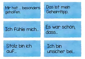 Vorschau - Anderer Materialtyp - 18 Reflexionskarten für den Unterricht - 2 Farben - nach Homeschooling - Seite 3