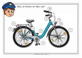Vorschau - Arbeitsblätter - Mein Fahrrad Die Teile eines Fahrrads - Seite 3