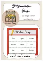 Vorschau - Spiele - Blitzlesewörterbingo - Deckblatt