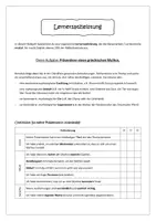 Vorschau - Arbeitsblätter - Präsentation eines griechischen Mythos (Lernersatzleistung inkl. Bewertungsbogen) - Seite 1