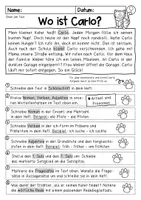 Vorschau - Arbeitsblätter - Üben am Text Set 2 (Wortarten, Abschreiben, Satzarten) - Seite 1