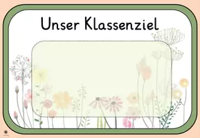Vorschau - Poster - Unser Klassenziel - zur Visualisierung - Seite 2