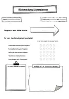 Vorschau - Anderer Materialtyp - Rückmeldung Distanzlernen - Deckblatt