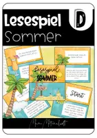 Vorschau - Spiele - Lesespiel Sommer - Deckblatt