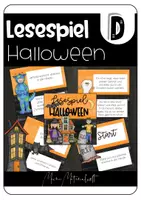 Vorschau - Spiele - Lesespiel Halloween - Deckblatt