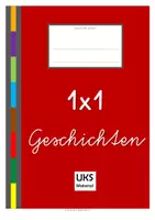 Vorschau - Unterrichtsreihen - SCHÜLERARBEITSHEFT Einmaleins-Geschichten als Schreibschrift-Texttraining in Vereinfachter Ausgangsschrift - Deckblatt