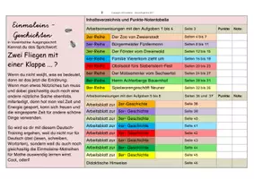 Vorschau - Unterrichtsreihen - SCHÜLERARBEITSHEFT Einmaleins-Geschichten als Schreibschrift-Texttraining in Vereinfachter Ausgangsschrift - Seite 1