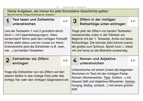 Vorschau - Unterrichtsreihen - SCHÜLERARBEITSHEFT Einmaleins-Geschichten als Schreibschrift-Texttraining in Lateinischer Ausgangsschrift - Seite 2