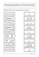 Vorschau - Arbeitsblätter - Rhythmusbausteine Winter Arbeitsblätter - Seite 3