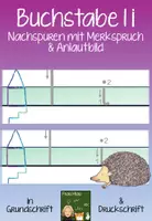 Vorschau - Arbeitsblätter - Buchstabe I nachspuren + Merkspruch - Deckblatt