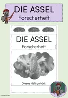 Vorschau - Arbeitsblätter - Die Assel: Forscherheft - Deckblatt