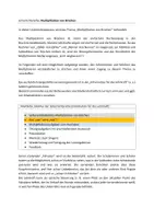 Vorschau - Stundenentwürfe - Selbstentdeckendes Lernen - Multiplikation von Brüchen - Seite 1