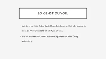 Vorschau - Fördermaterial/Inklusion - Hauptsatz, Nebensatz: Übungen mit Lösung (Deutsch 6/7) - Seite 1