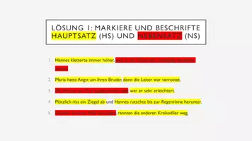 Vorschau - Fördermaterial/Inklusion - Hauptsatz, Nebensatz: Übungen mit Lösung (Deutsch 6/7) - Seite 3
