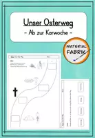 Vorschau - Arbeitsblätter - Arbeitsblatt zum Osterweg (Karwoche) - Deckblatt