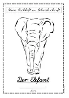 Vorschau - Arbeitsblätter - Schreibschrift üben mit dem Sachheft "Elefant" - 2./3. Klasse - Seite 3