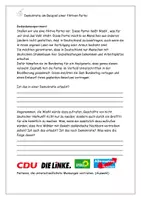 Vorschau - Stundenentwürfe - Demokratie und Parteien, Aufgaben und Lösungen - Seite 3