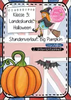 Vorschau - Stundenentwürfe - Englisch Halloween Stundenverlauf 2. UE - Storytelling Big Pumpkin - Deckblatt
