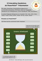 Vorschau - Interaktives Material - 12 Interaktive Sanduhren als PowerPoint© - Seite 1