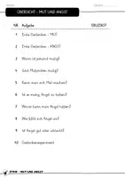 Vorschau - Unterrichtsreihen - Ethik - Mut und Angst - Lerntheke - Seite 1