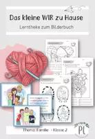 Vorschau - Stationenlernen - "Das kleine WIR zu Hause" - Lerntheke "Familie" (Klasse 2) - Deckblatt