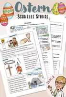 Vorschau - Stundenentwürfe - Ostern - Schnelle Stunde für die Unterstufe - Deckblatt