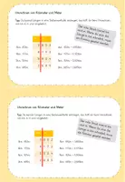 Vorschau - Fördermaterial/Inklusion - Mini Heft Übungsheft Kilometer und Meter - Seite 3