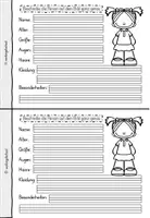 Vorschau - Arbeitsblätter - Steckbriefe schreiben | Deutsch Klasse 2-4 - Seite 3