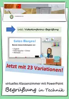 Vorschau - Präsentationen/Tafelbilder - virtuelles Klassenzimmer im Fach TECHNIK - Deckblatt