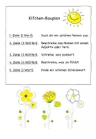 Vorschau - Arbeitsblätter - Ein Frühlingselfchen schreiben - Seite 2