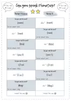 Vorschau - Arbeitsblätter - English Sounds / Phonetics - Tandemsheet - Seite 3