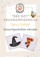 Vorschau - Bildkarten - "Bee Bot" Programmierreise I Reizwortgeschichte "Harry Potter" - Deckblatt