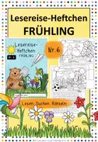 Vorschau - Arbeitsblätter - Materialpaket Lesereise-Heftchen Nr. 5 Ostern + Nr. 6 Frühing - Seite 1