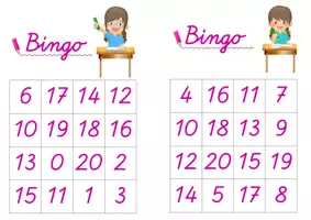 Vorschau - Arbeitsblätter - Bingo Zahlenraum 0 bis 20 - 26 Spielfelder - SAS - Seite 3