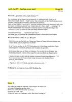 Vorschau - Arbeitsblätter - "April, April! " - Spaß am ersten April B1 - Deckblatt