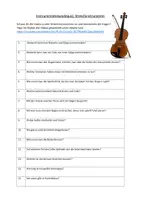 Vorschau - Arbeitsblätter - Instrumentenkundequiz Streichinstrumente - Deckblatt