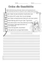 Vorschau - Arbeitsblätter - Ordne die Geschichte: Good News (3-fach differenziert) FREEBIE - Seite 2