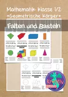 Vorschau - Arbeitsblätter - Geometrische Körper - Faltbuch - Deckblatt