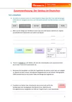 Vorschau - Arbeitsblätter - Bundle: Satzbau und Zeichensetzung im Deutschen - Seite 1