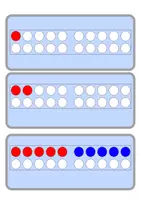 Vorschau - Fördermaterial/Inklusion - Blitzblick-Punktekarten im 10er und 20er Feld - Seite 1