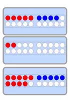 Vorschau - Fördermaterial/Inklusion - Blitzblick-Punktekarten im 10er und 20er Feld - Deckblatt