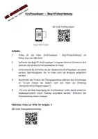 Vorschau - Arbeitsblätter - Arbeitsblatt - Kraftausdauer Begriffsbestimmung - Deckblatt