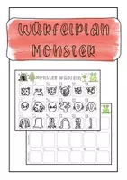 Vorschau - Arbeitsblätter - Würfelplan Monster - Blankovorlagen - Deckblatt
