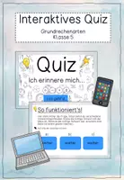 Vorschau - Spiele - Interaktives Quiz Grundrechenarten - Deckblatt
