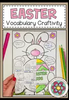 Vorschau - Arbeitsblätter - EASTER - Vocabulary Craftivity - Deckblatt