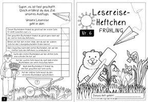 Vorschau - Arbeitsblätter - Lesereise-Heftchen Nr. 6 Frühling #frühlingsquintett - Seite 3