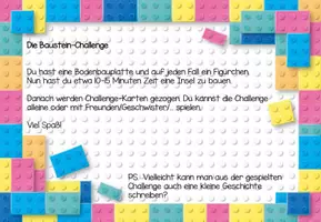 Vorschau - Aufgabenkarten - Baustein-Challenge kostenloses Deutschmaterial - Seite 1