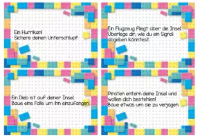 Vorschau - Aufgabenkarten - Baustein-Challenge kostenloses Deutschmaterial - Seite 3